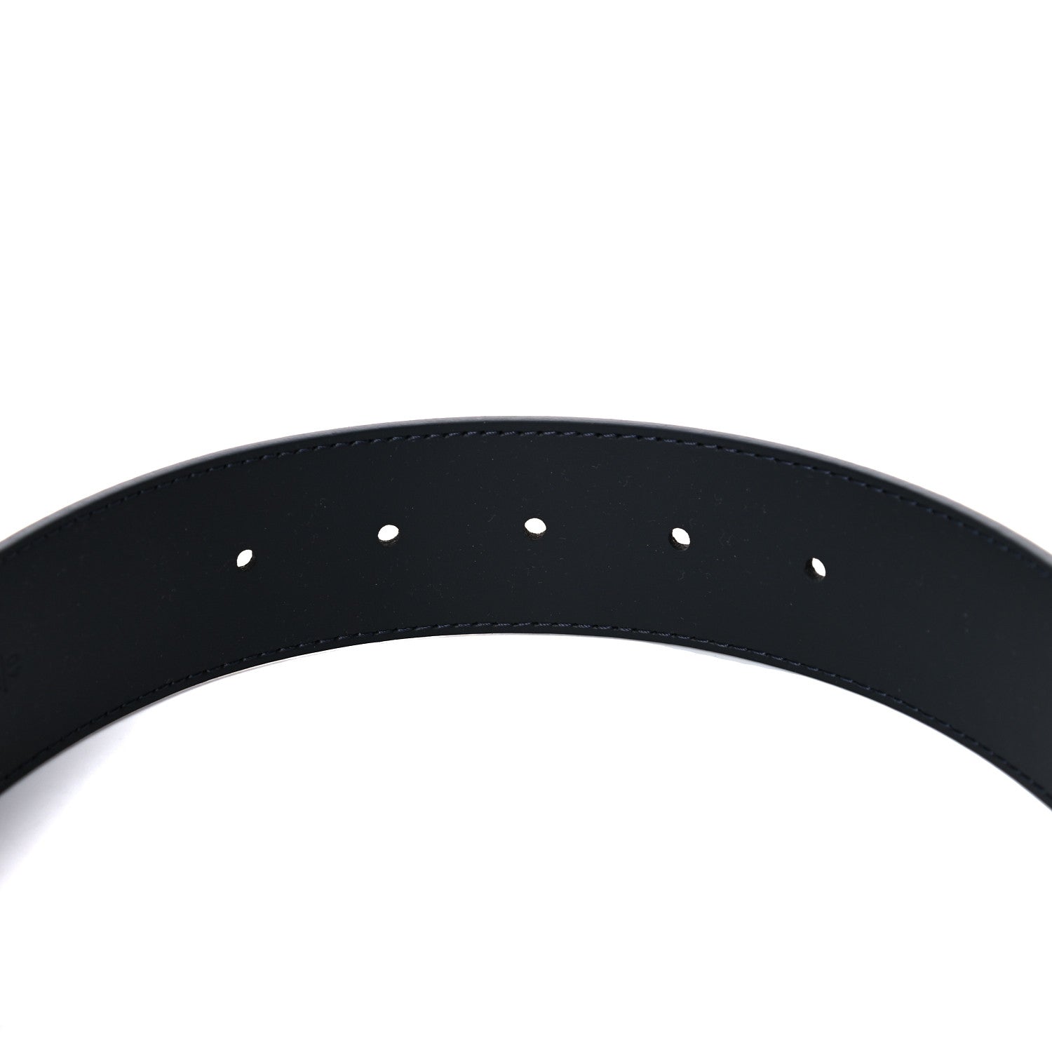 Louis Vuitton Damier Cobalt Calfskin 40mm LV Initiales Reversible Belt 100 40 Black 3 of 5