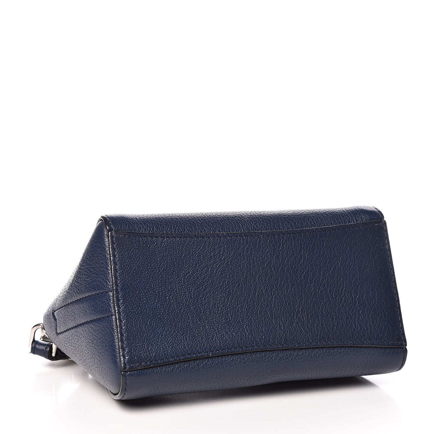 Sugar Goatskin Small Antigona Beauty Wristlet Navy