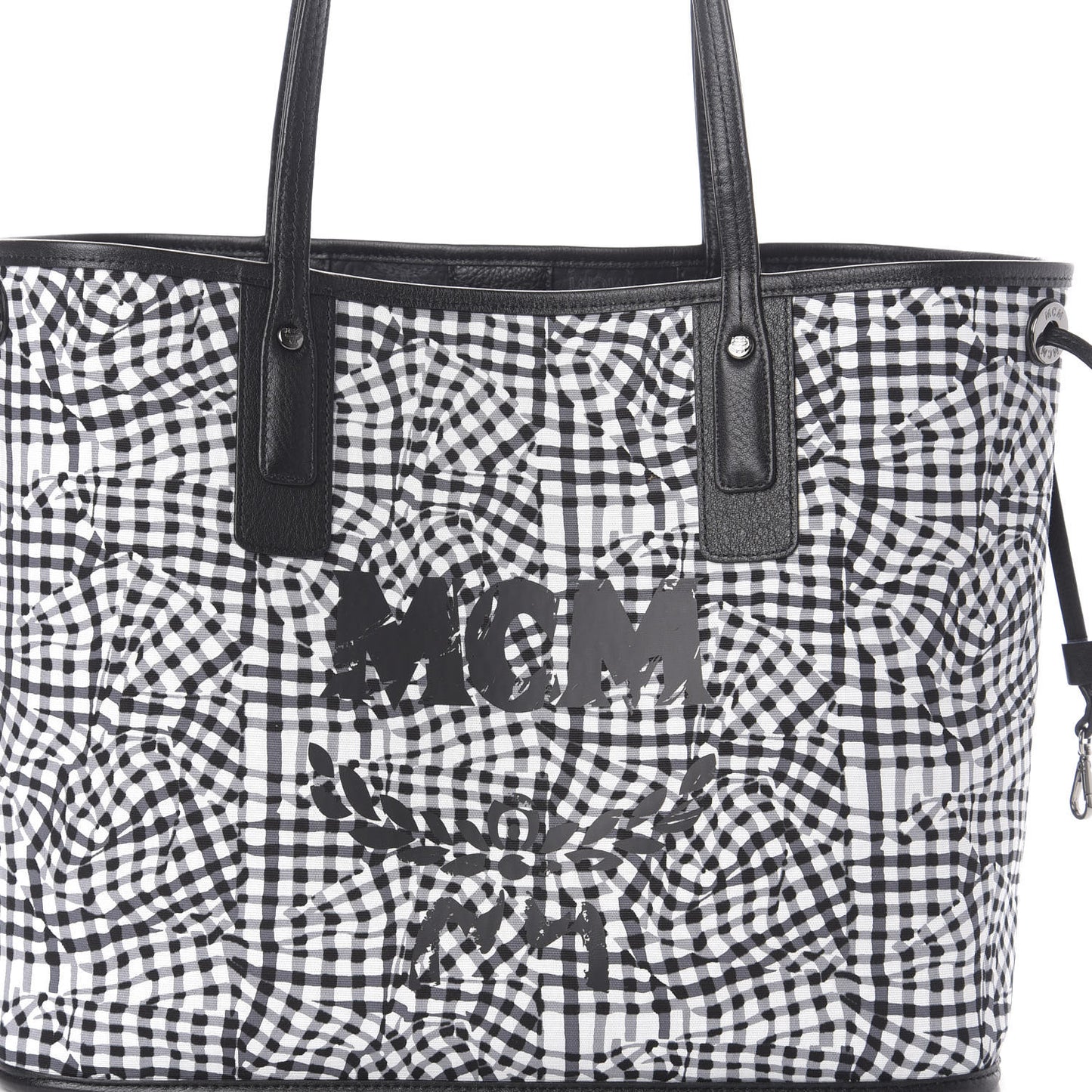 Visetos Medium Liz Reversible Shopper Tote Black