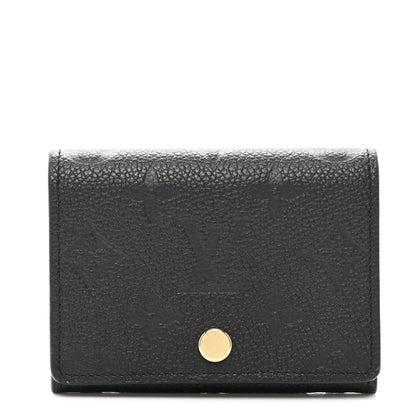 Louis Vuitton Empreinte Business Card Holder Black 1 of 8
