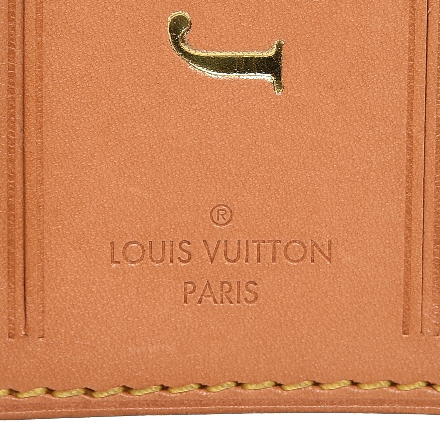 Louis Vuitton Vachetta Luggage Tag 4 of 4