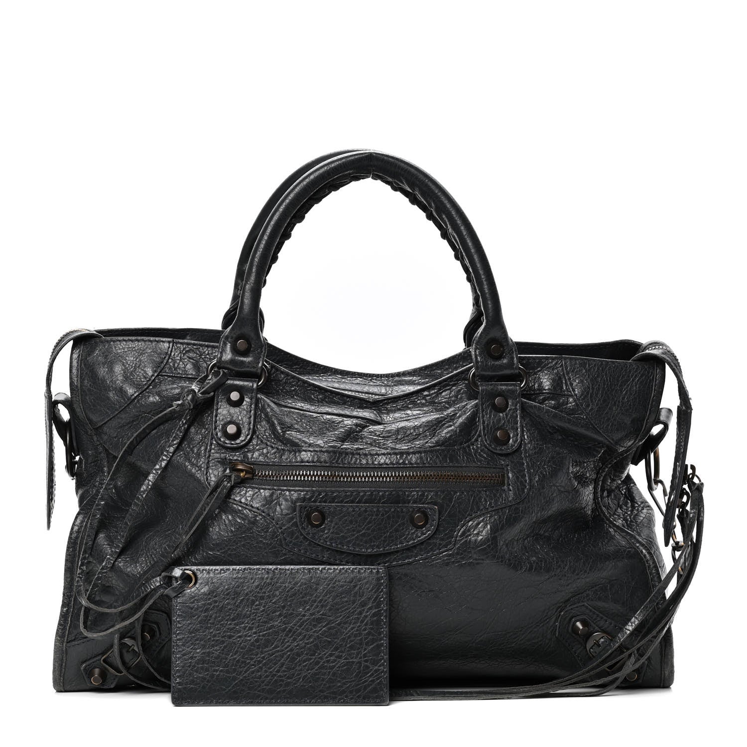 Balenciaga Agneau Classic Hardware City Anthracite 1 of 6