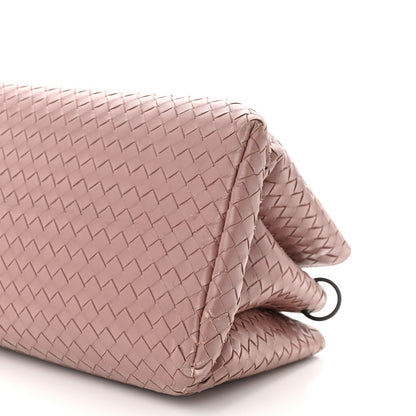 Bottega Veneta Light Calfskin Intrecciato Small Roma Deco Rose 12 of 16