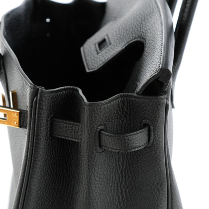 Hermes Togo Birkin 25 Black 13 of 22