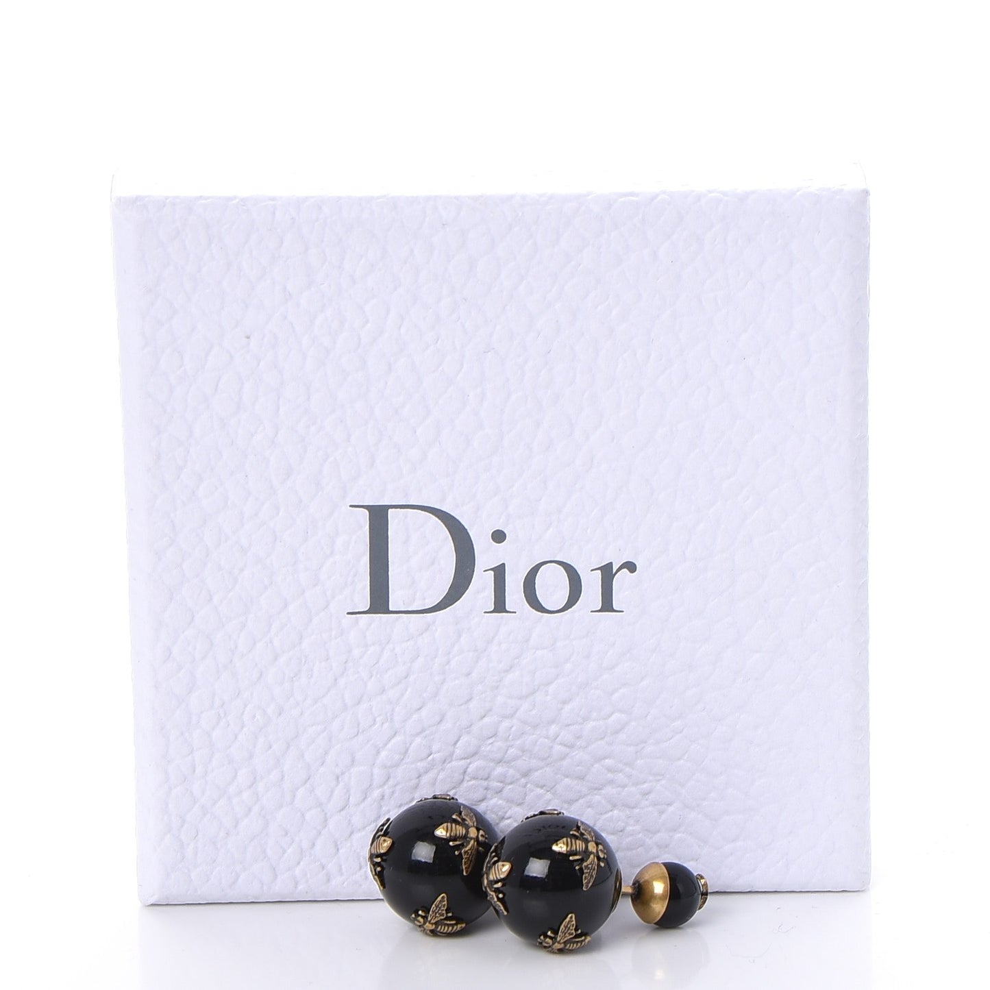 Mise En Dior Tribal Bee Earrings Black