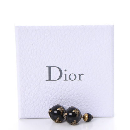 Christian Dior Mise En Dior Tribal Bee Earrings Black 6 of 6