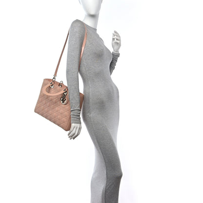 Christian Dior Patent Cannage Large Lady Dior Light Pink 2 of 17