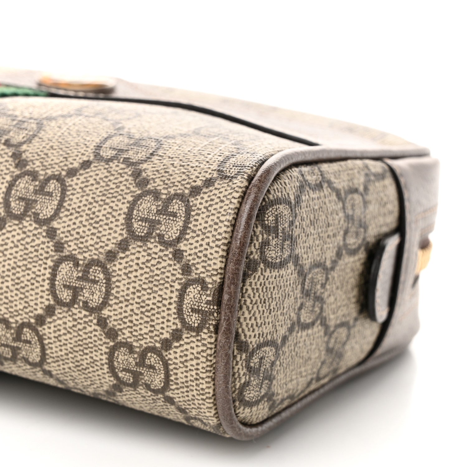 Gucci GG Supreme Monogram Web Small Ophidia Belt Bag 95 38 Dark Brown 9 of 9
