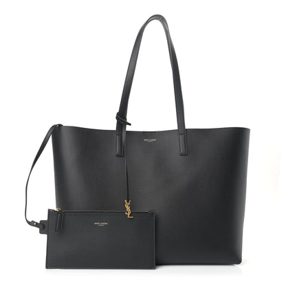 Saint Laurent Calfskin Large Shopping Tote Black 1 of 12