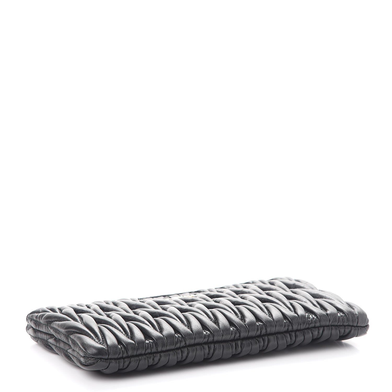 Miu Miu Nappa Matelasse Lux Pouch Nero Black 4 of 9