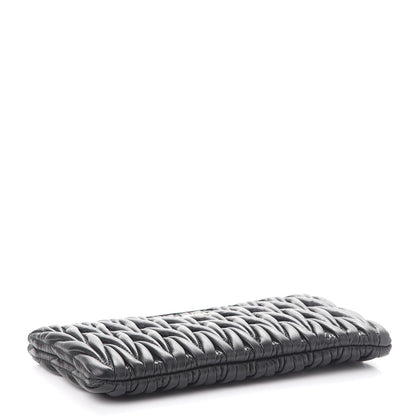 Miu Miu Nappa Matelasse Lux Pouch Nero Black 4 of 9