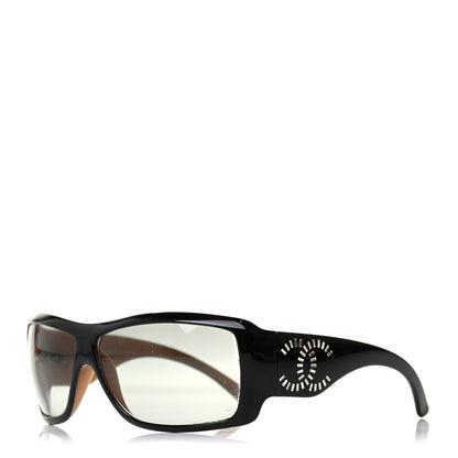 Chanel Crystal Baguette CC Sunglasses 6021-B Brown 1 of 4