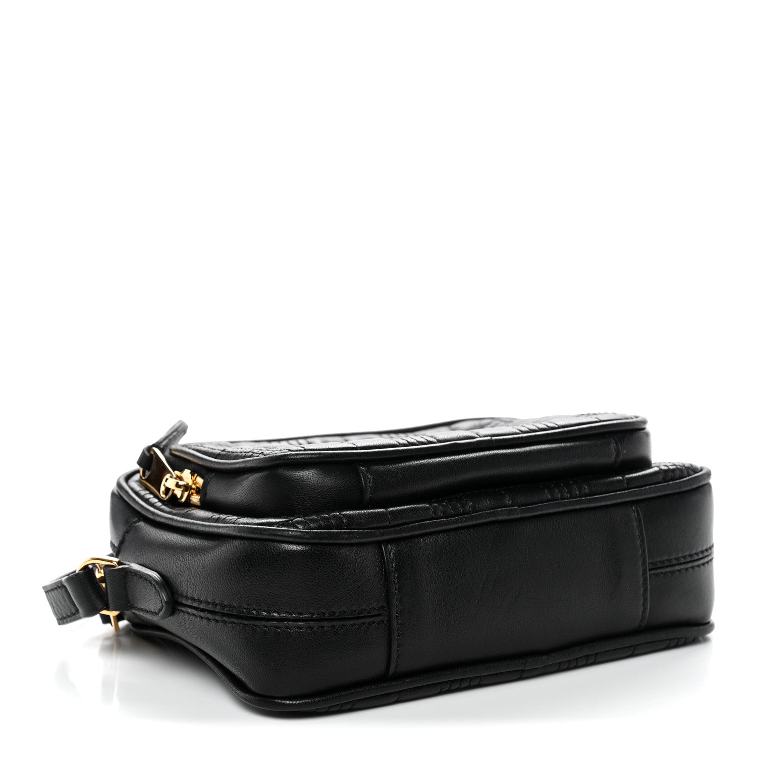 Burberry Calfskin Quilted Mini Lola Camera Bag Black 4 of 10