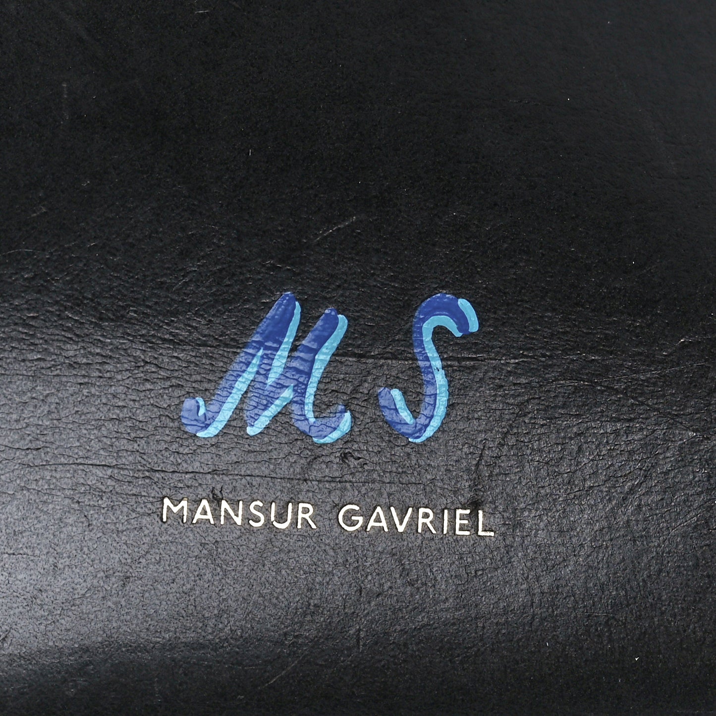 Vegetable Tanned Calfskin Bucket Bag Black Royal