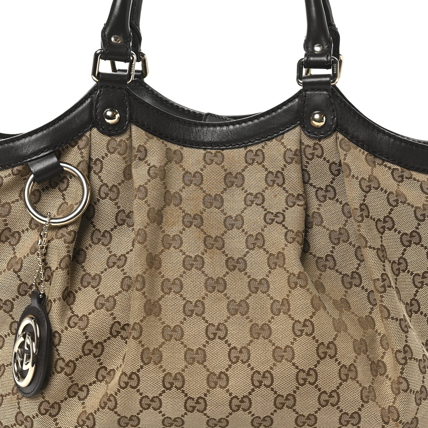 Monogram Medium Sukey Tote Dark Brown