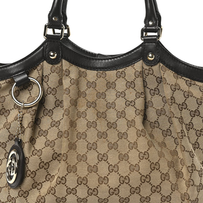 Gucci Monogram Medium Sukey Tote Dark Brown 8 of 10