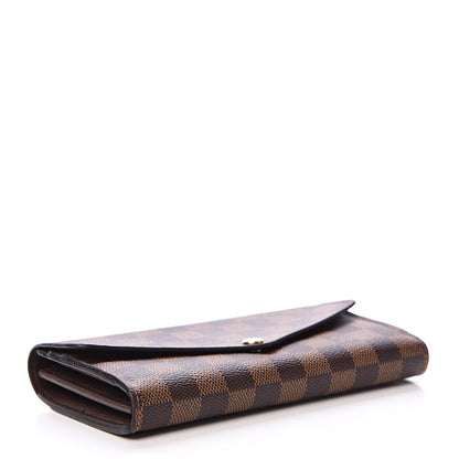 Louis Vuitton Damier Ebene Sarah Wallet NM 3 of 8