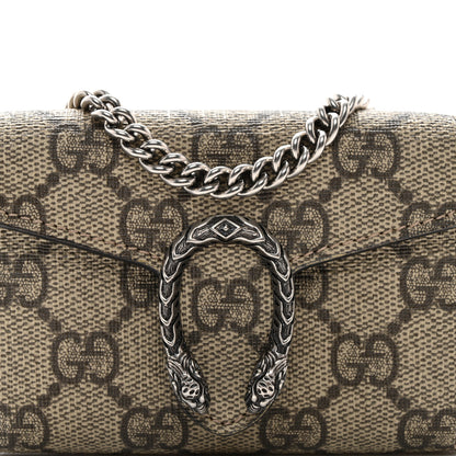 Gucci GG Supreme Monogram Dionysus Coin Purse Taupe 7 of 9