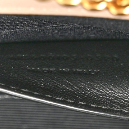 Saint Laurent Grain De Poudre Textured Mixed Matelasse Triquilt Small Monogram Satchel Dark Beige 7 of 16