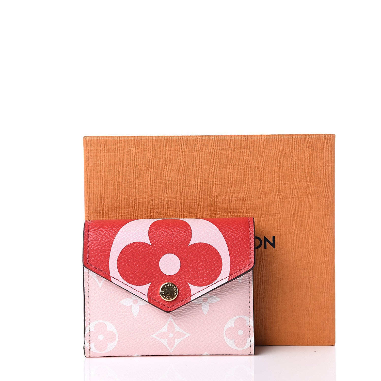 Louis Vuitton Monogram Giant Zoe Wallet Rouge Rose 10 of 10
