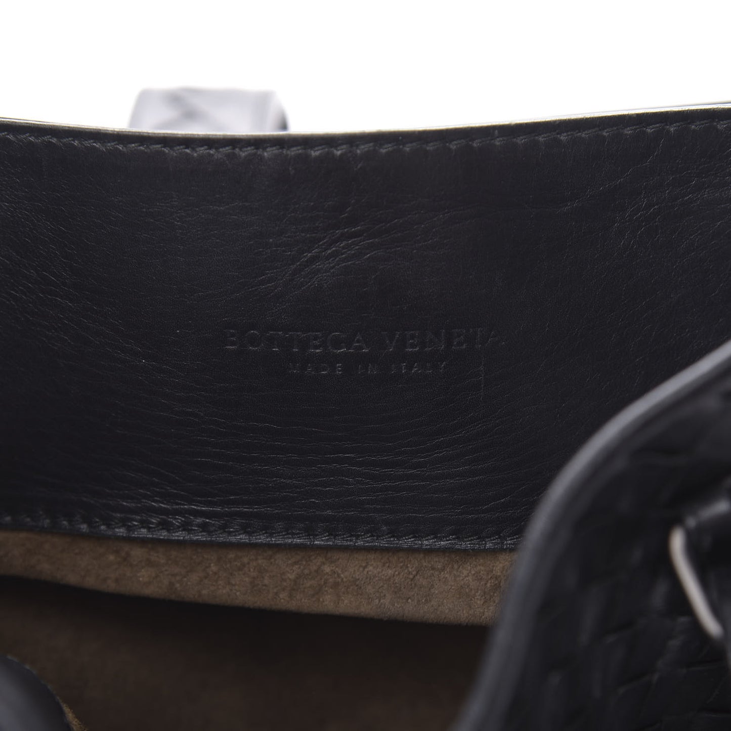 Nappa Intrecciato Medium Roma Tote Black