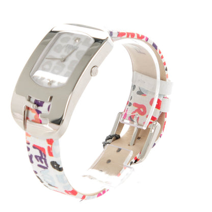 Fendi Stainless Steel Calfskin Diamond 29mm Chameleon Graffiti Quartz Watch 3 of 10