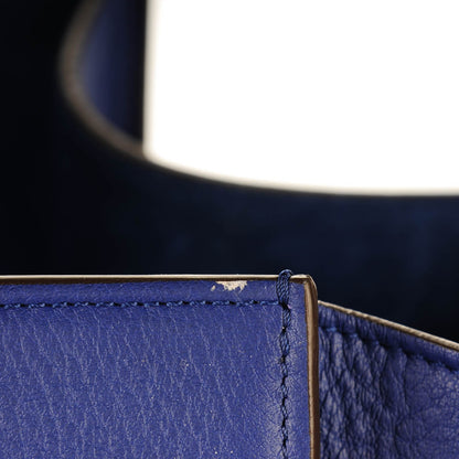 Celine Supple Calfskin Medium Phantom Luggage Indigo 8 of 8
