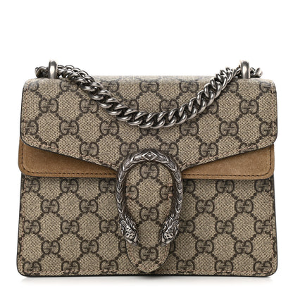 Gucci GG Supreme Monogram Mini Dionysus Shoulder Bag Taupe 1 of 16