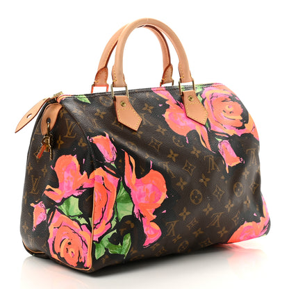 Louis Vuitton Monogram Roses Speedy 30 3 of 11