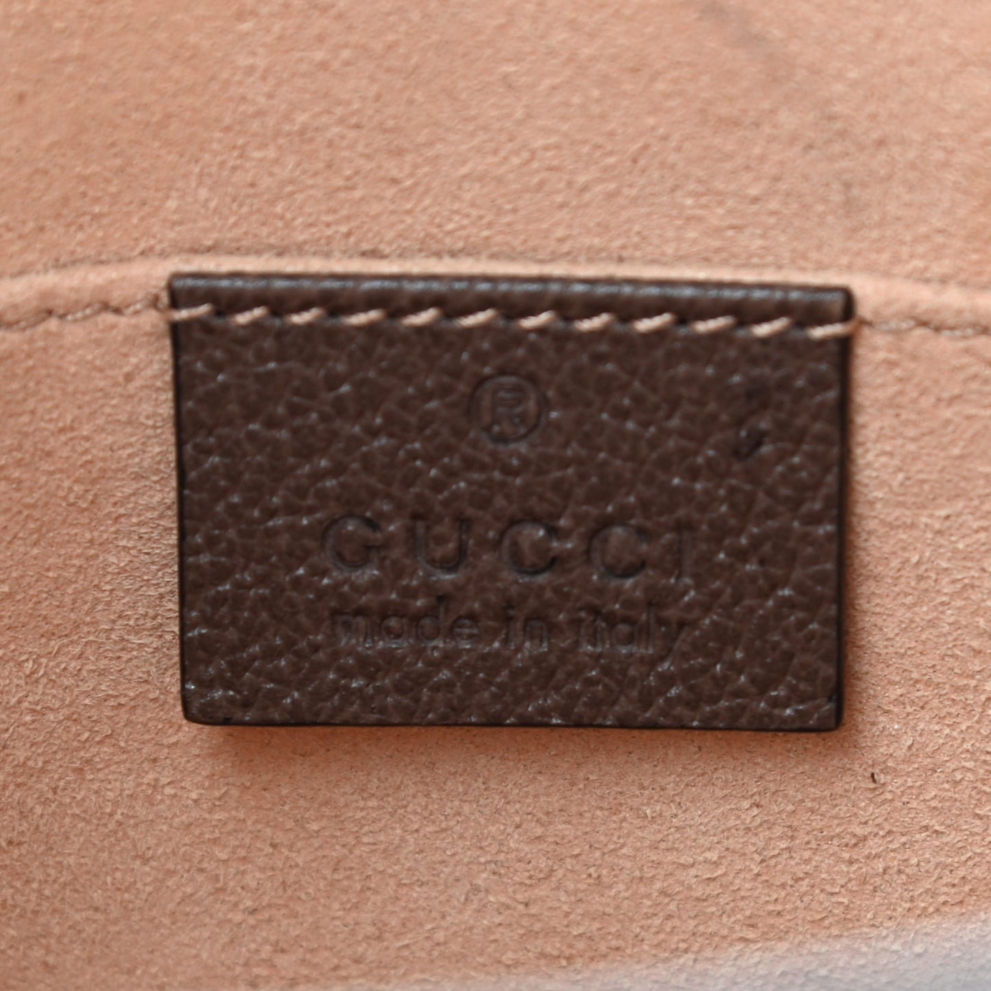 GG Supreme Monogram Web Ophidia Pouch Brown