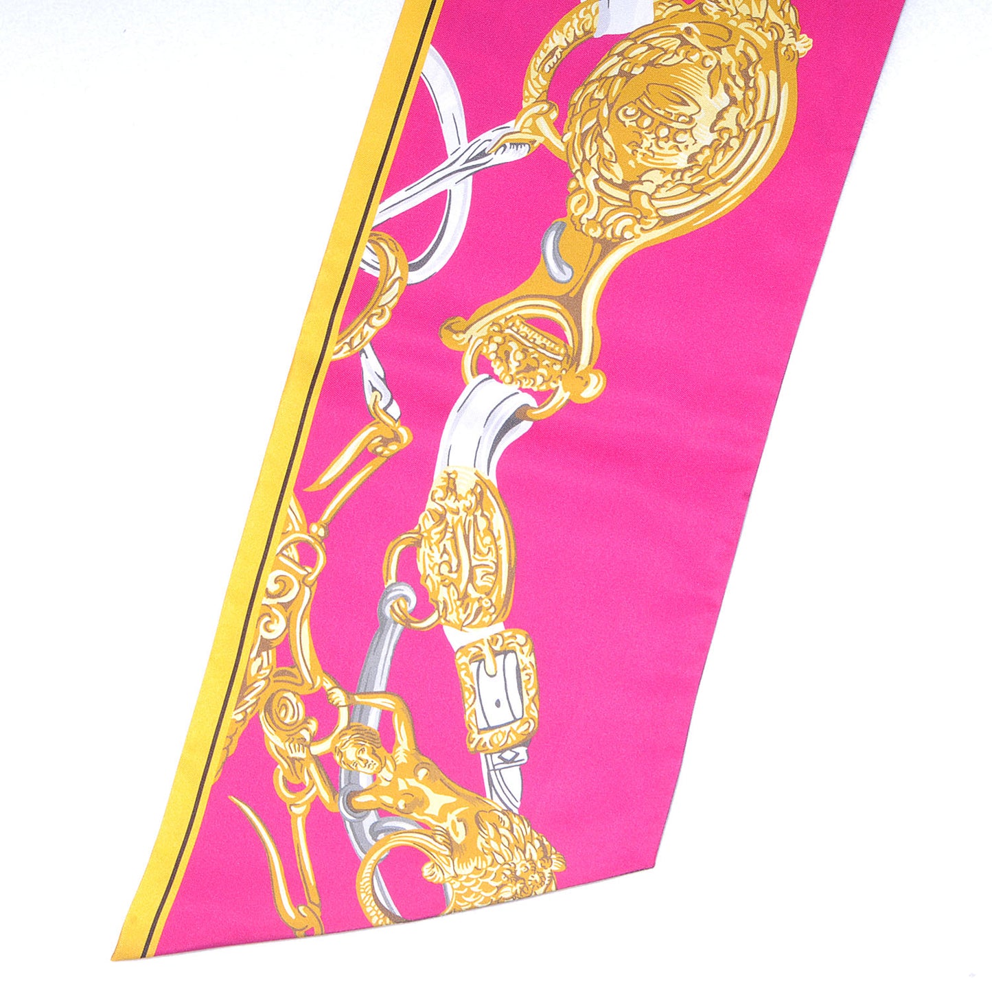 Silk Brides De Gala Maxi Twilly Fuchsia Noir Vieil