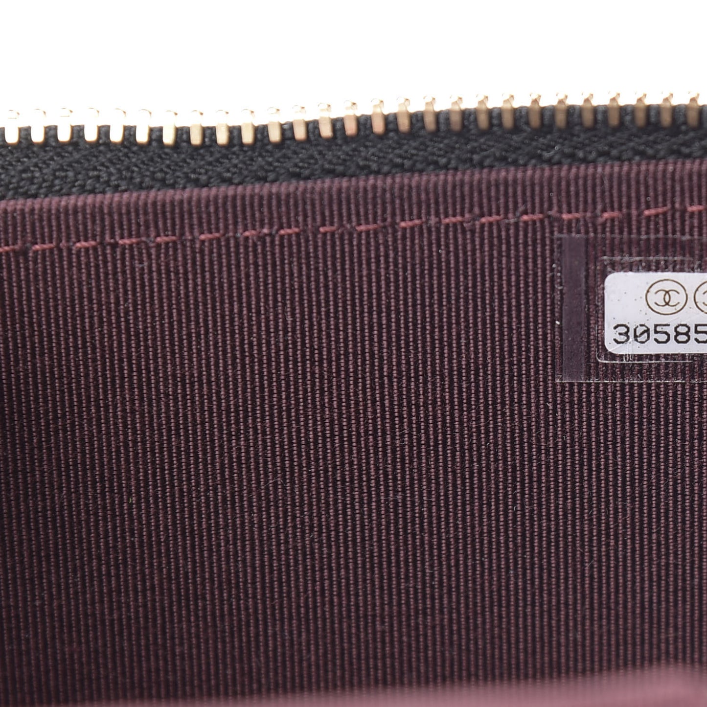 Lambskin Quilted Mini Vanity Case With Chain Black