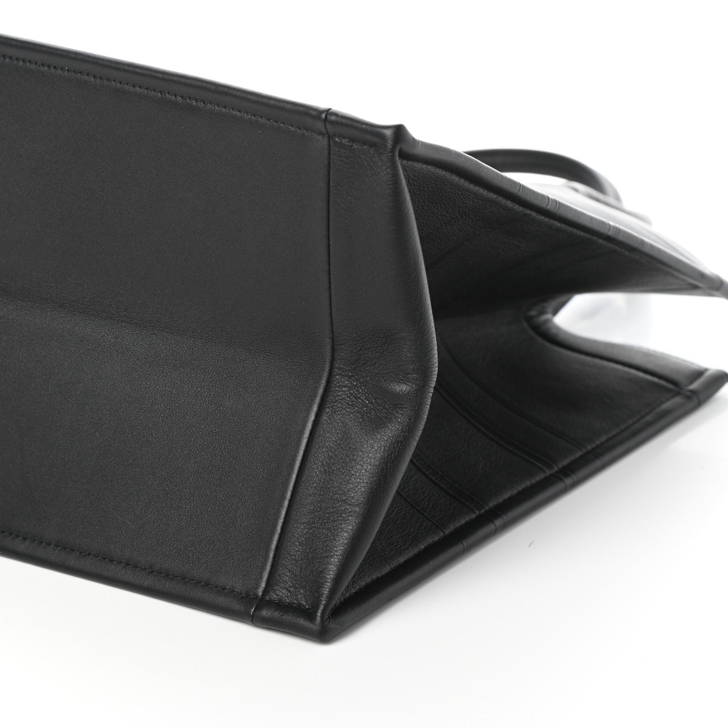 Christian Dior Calfskin Embossed Medium Book Tote Black 9 of 9