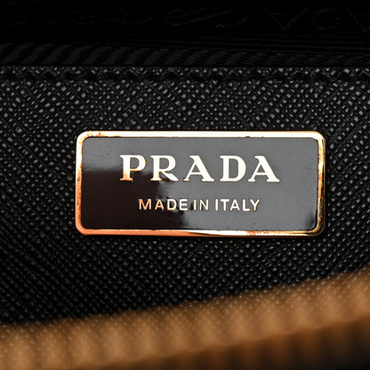 Prada Saffiano Lux Large Galleria Double Zip Tote Black 6 of 10