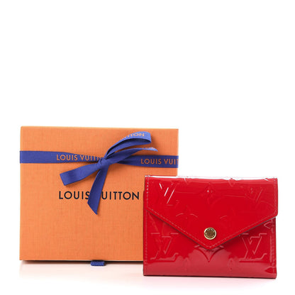 Louis Vuitton Vernis Victorine Wallet Cherry 8 of 8