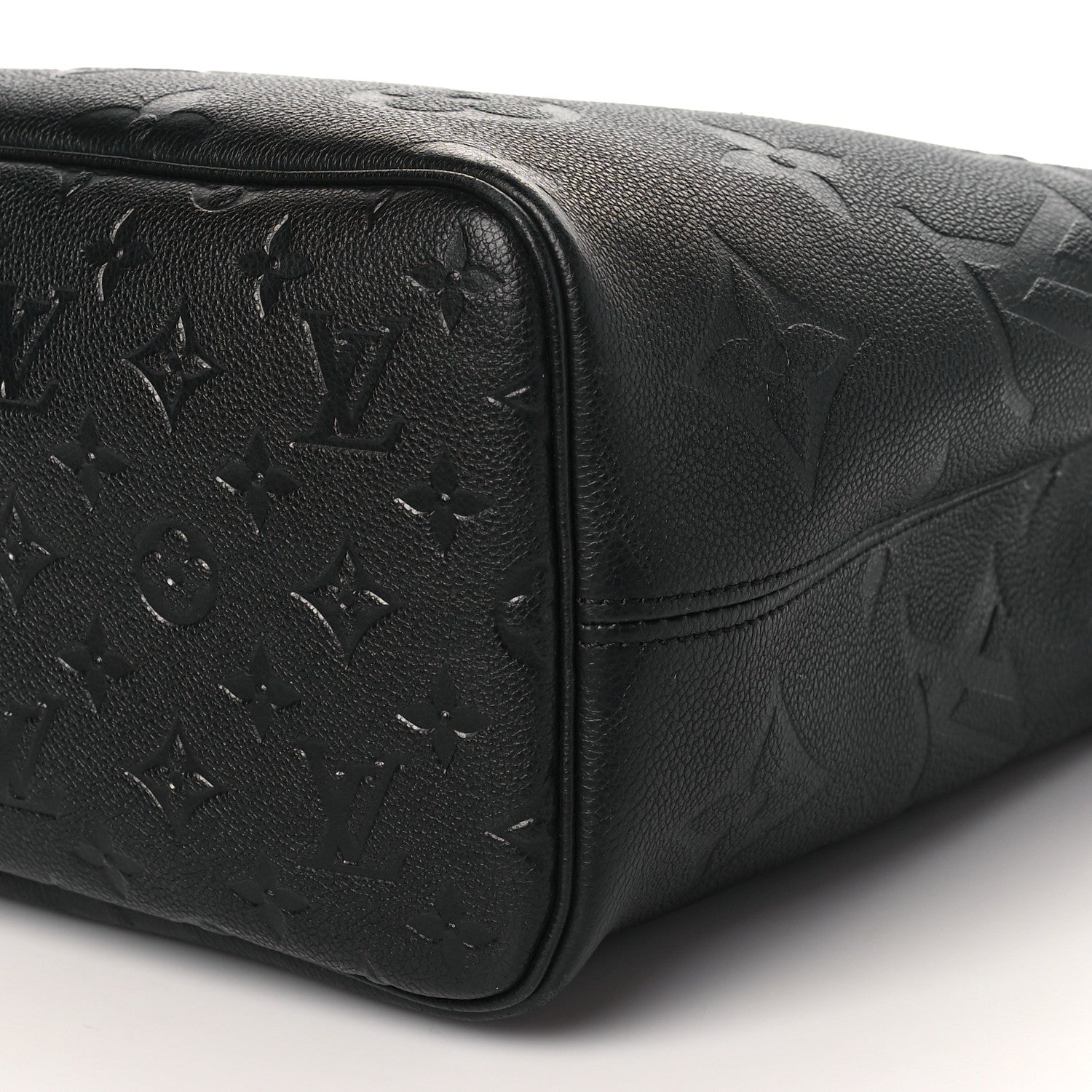 Louis Vuitton Empreinte Monogram Giant Neverfull MM Black 9 of 9