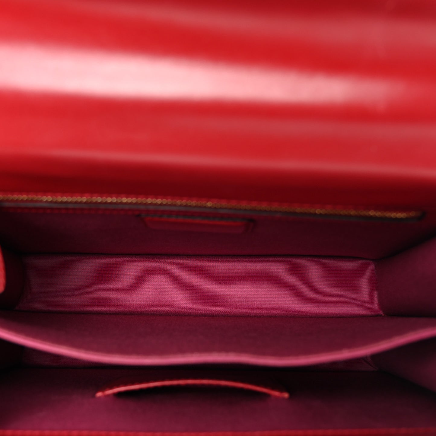 Calfskin Large Serpenti Forever Top Handle Red