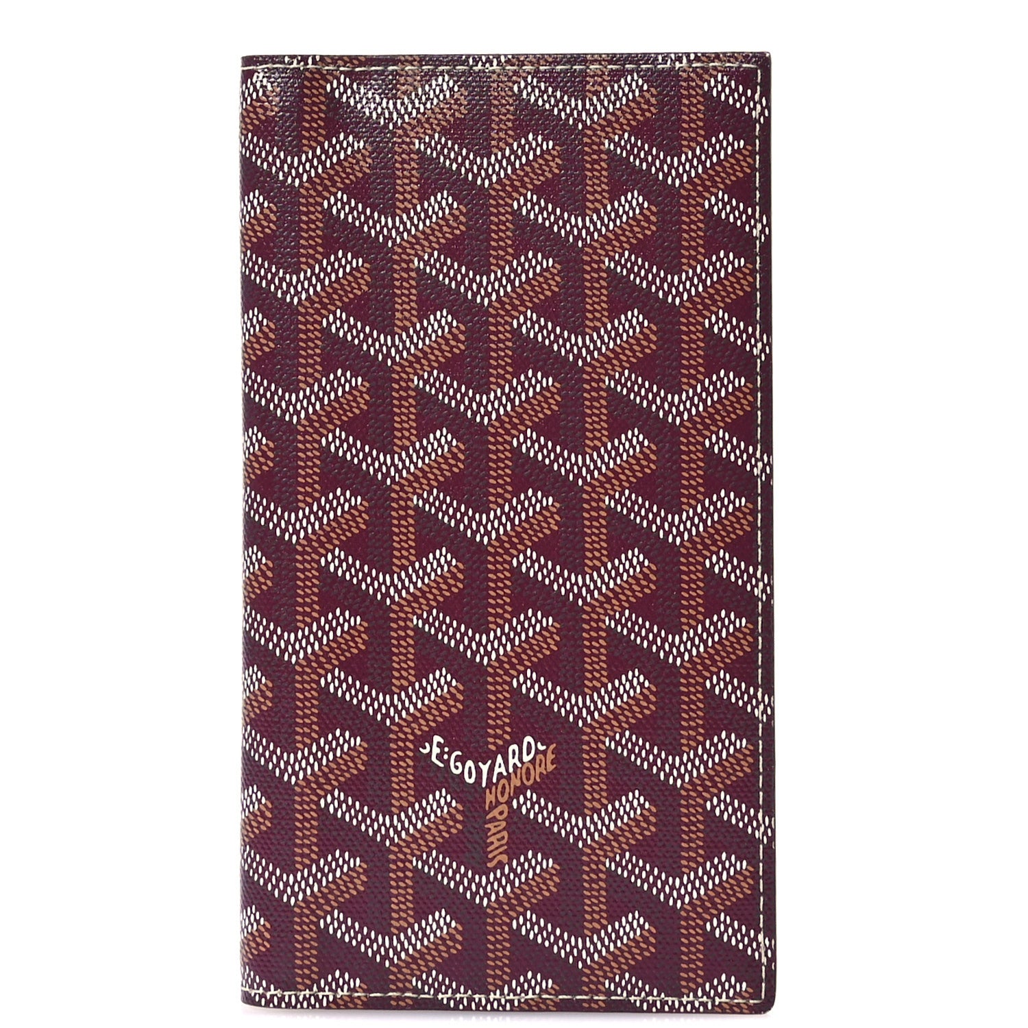 Goyard Goyardine Saint Roch Wallet Burgundy 1 of 7