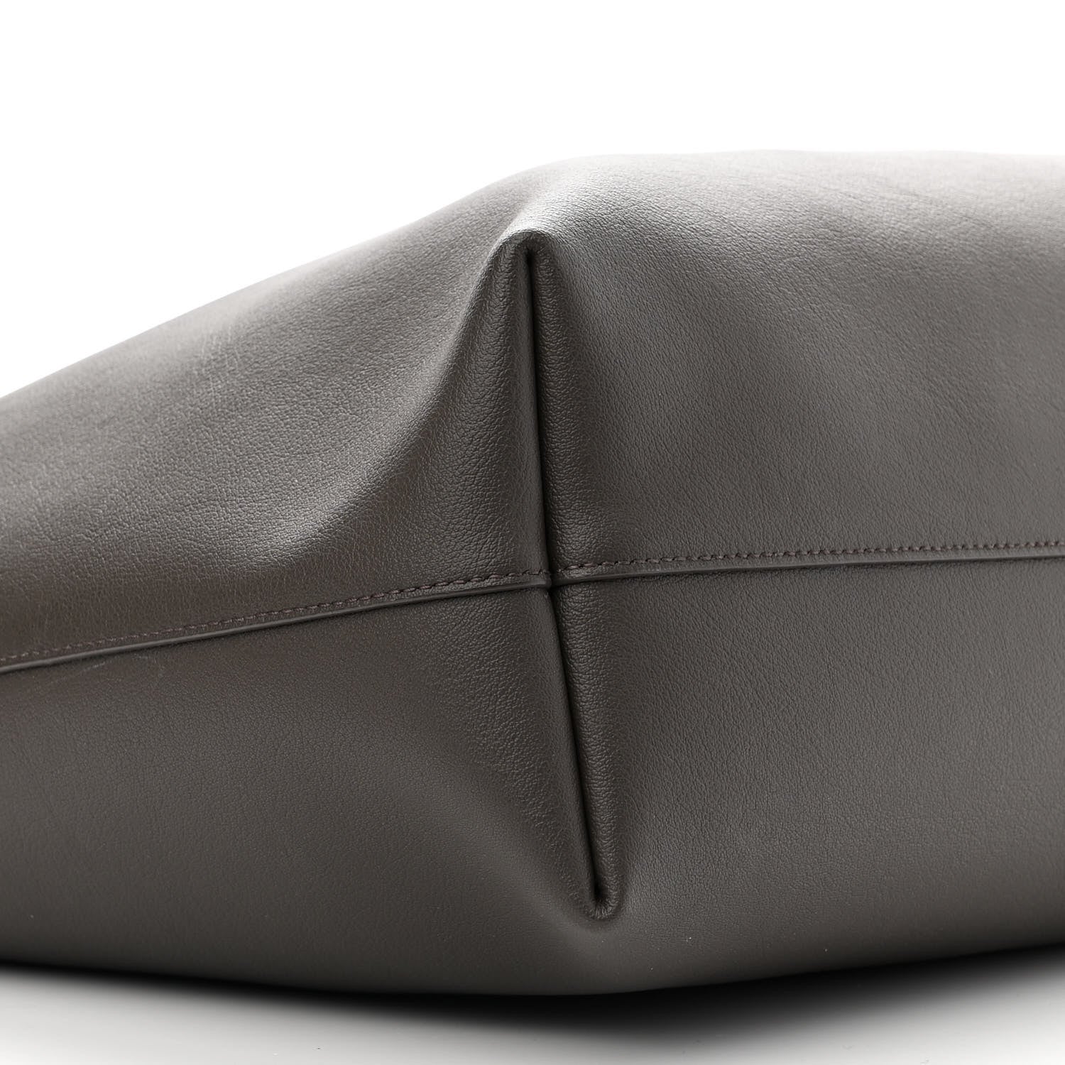 Saint Laurent Calfskin Large Shopping Tote Fog 9 of 15