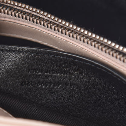 Saint Laurent Calfskin Y Quilted Monogram Small Loulou Chain Satchel Nude Powder 8 of 21