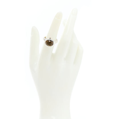 David Yurman Sterling Smoky Quartz Citrine 11mm Renaissance Ring 53/6.25 2 of 6