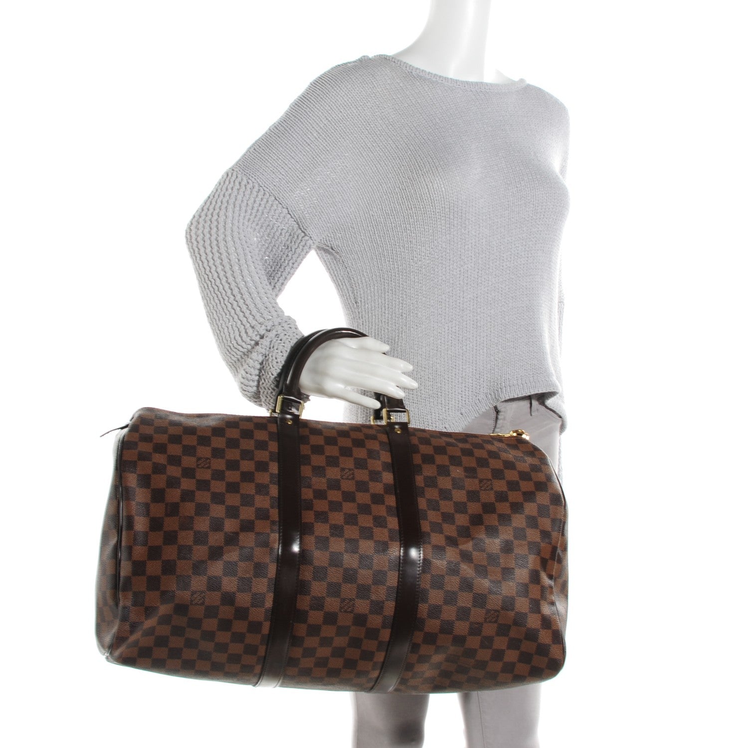 Louis Vuitton Damier Ebene Keepall 50 2 of 8