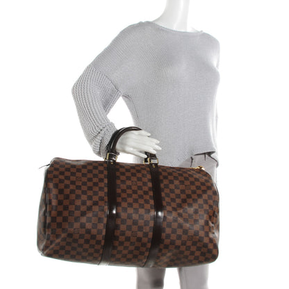 Louis Vuitton Damier Ebene Keepall 50 2 of 8
