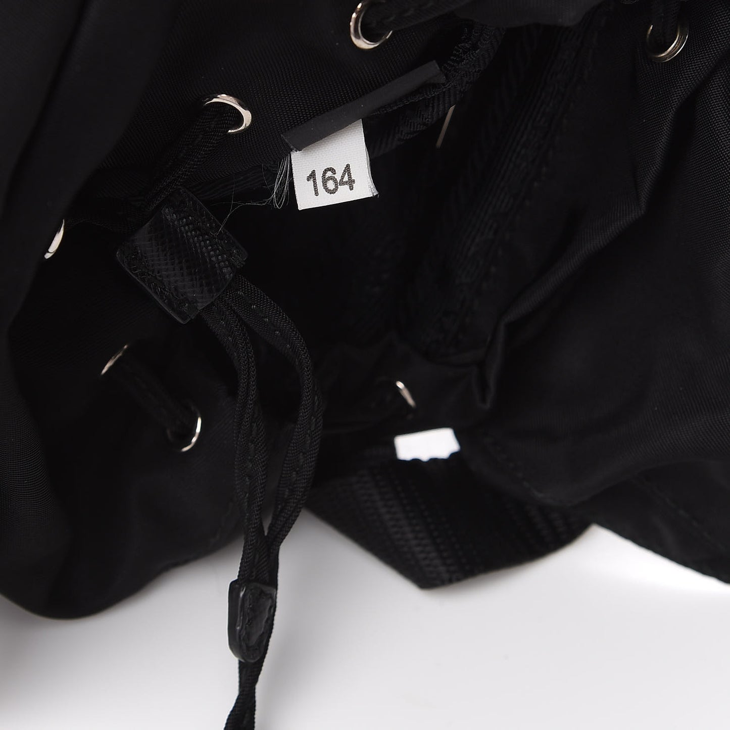 Nylon Vela Mini Crossbody Backpack Black