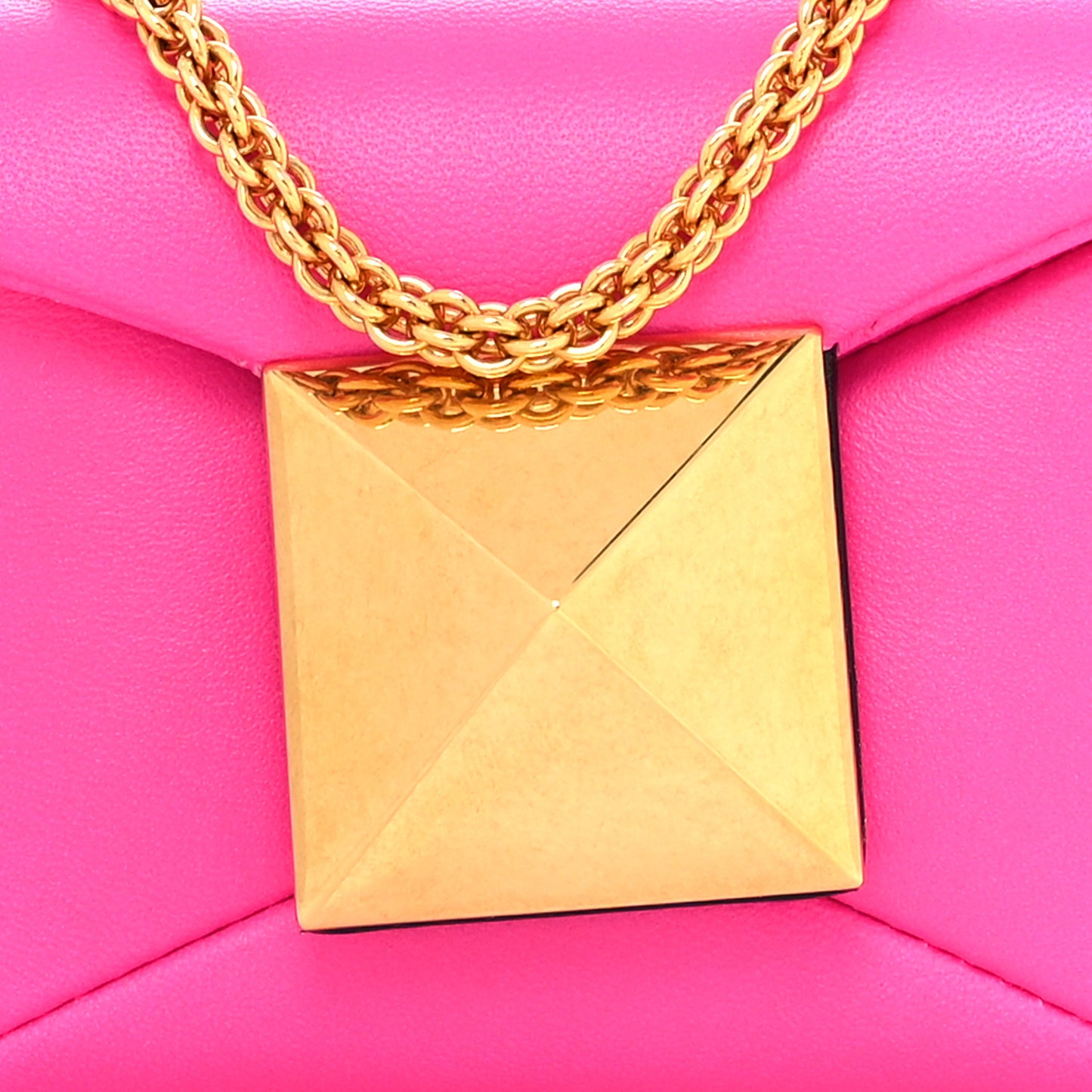 Nappa Micro One Stud Chain Bag Pink PP