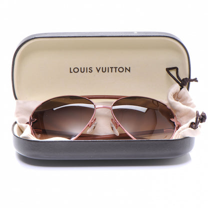 Louis Vuitton Viola Pilote Aviator Sunglasses Pink 5 of 5