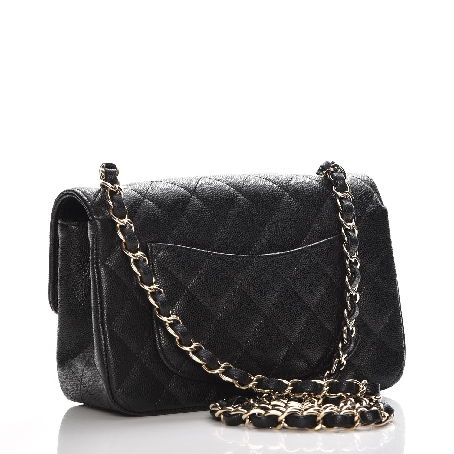 Chanel Caviar Quilted Mini Rectangular Flap Black 3 of 8