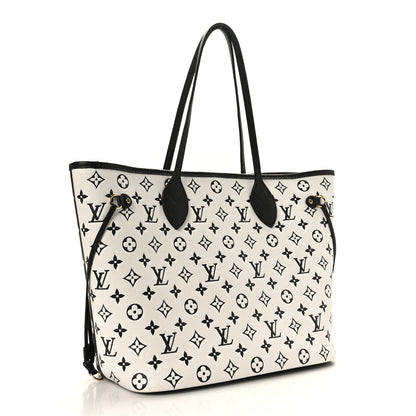 Louis Vuitton Empreinte Spring In The City Neverfull MM Black White Pink 4 of 9