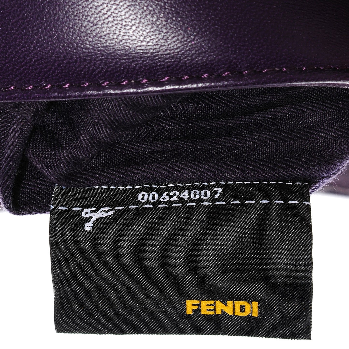 Nappa Fendista Pouchette Crossbody Ametista