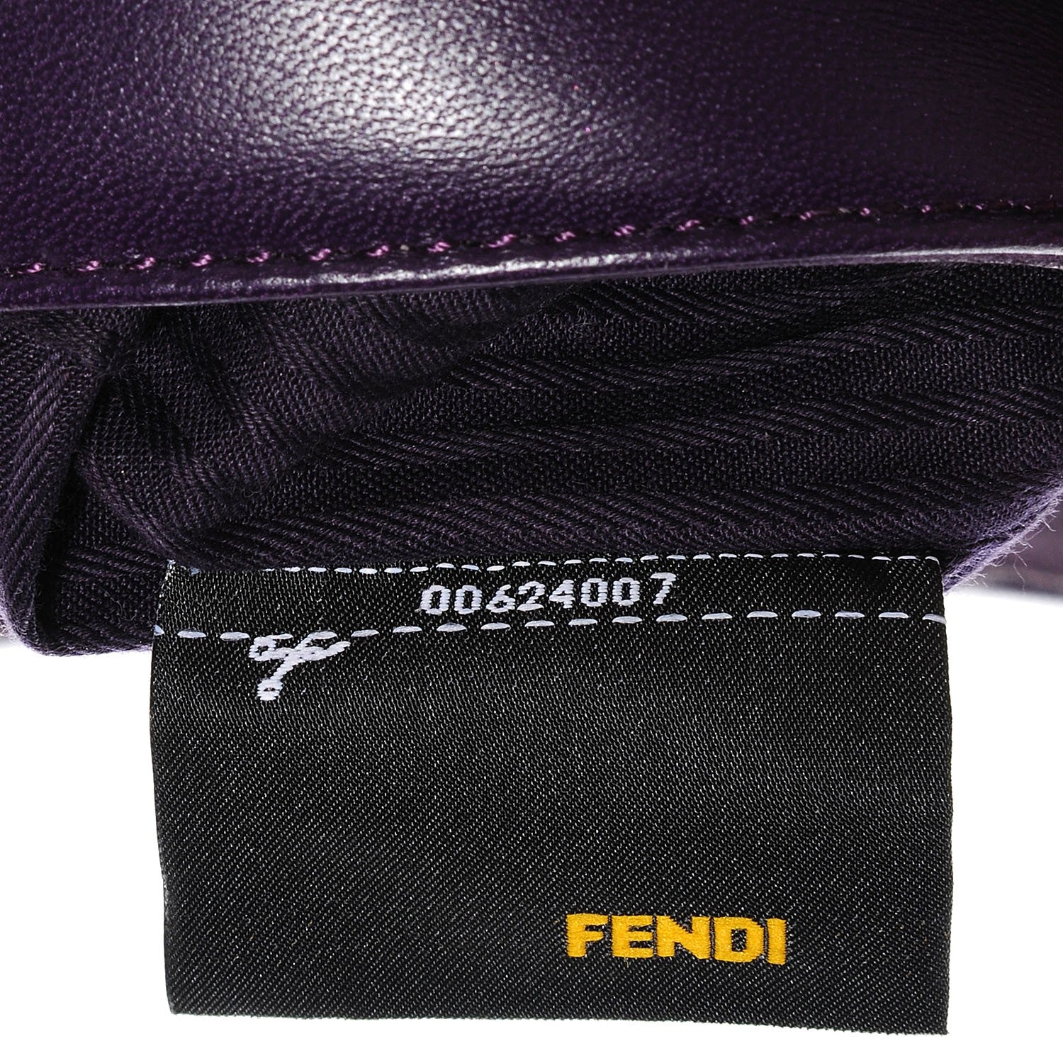 Fendi Nappa Fendista Pouchette Crossbody Ametista 7 of 11